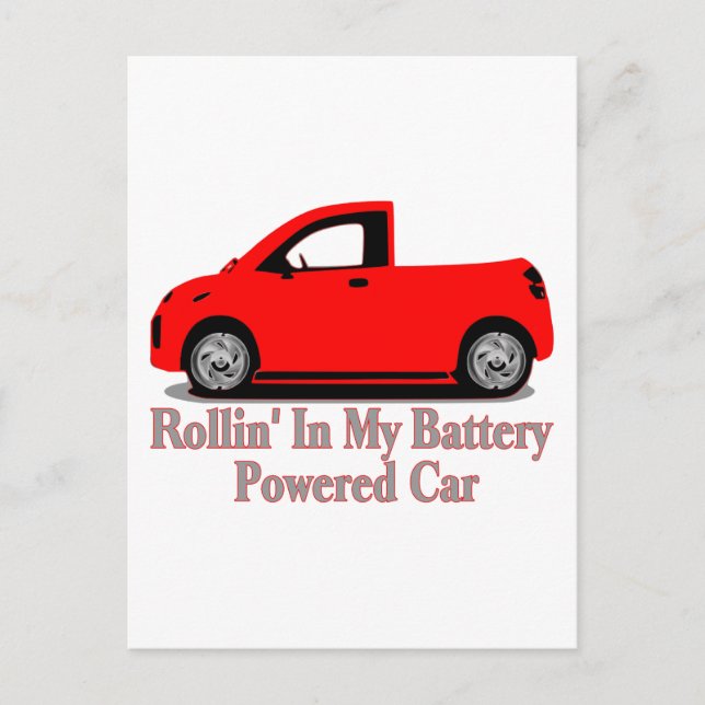 Batteribil Vykort (Framsida)