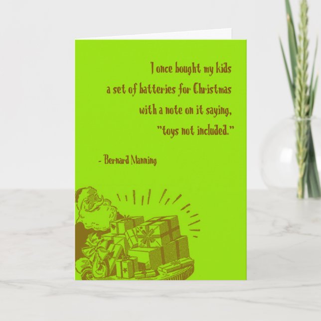 Batterier för jul helgkort (Framsida)