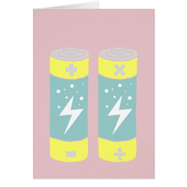 Batterier Hälsningskort (Framsidan)