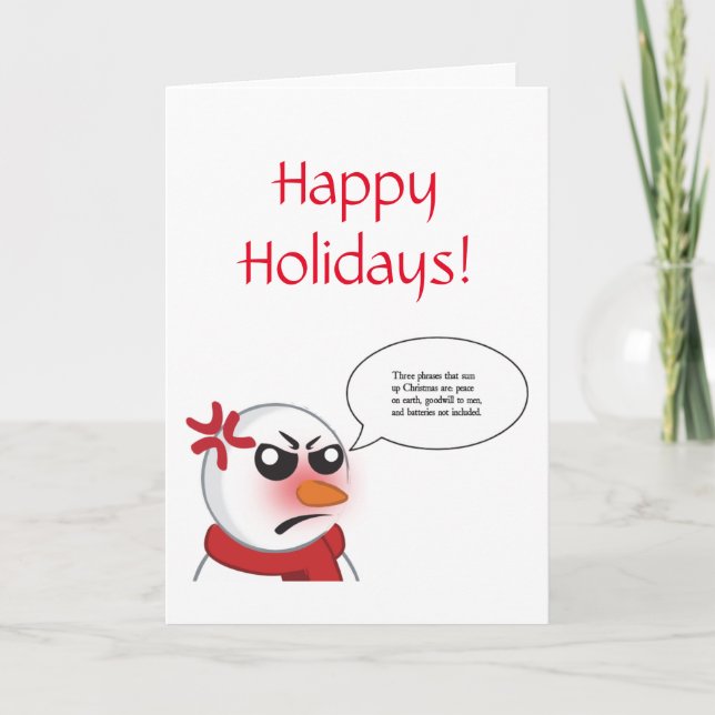 Batterier Ingår Inte... Kort (Framsida)