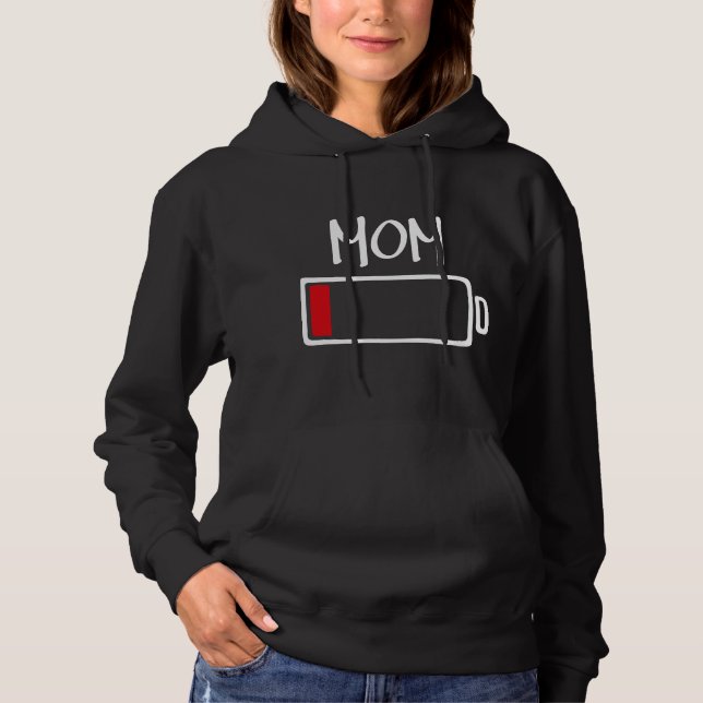 Batterierna är slut – Mamma T Shirt (Framsida)