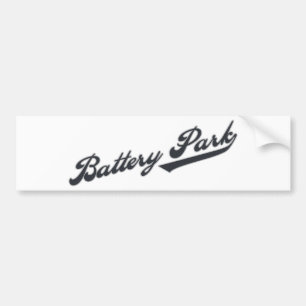 Batteriet parkerar bildekal