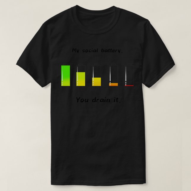 Batteriet Social T Shirt (Design framsida)