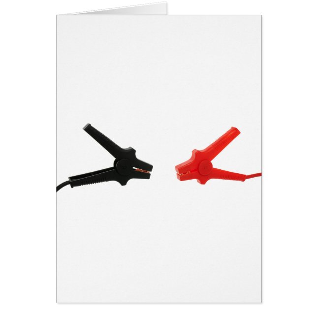 Batterikablar Hälsningskort (Framsidan)