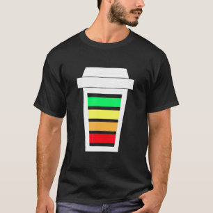 Batteriladdning av kaffebatteri Kopp T Shirt
