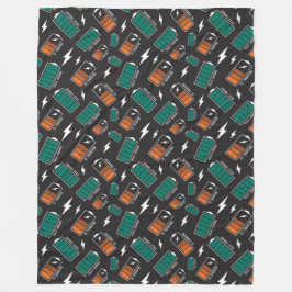 batteriladdning fleecefilt