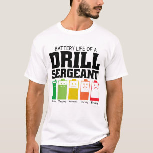 Batterilivslängd för en övningsinspektör t shirt