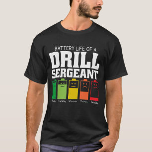 Batterilivslängd för en övningsinspektör t shirt