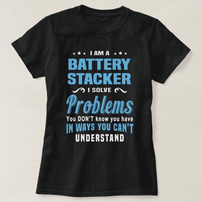 Batteristackare T Shirt (Design framsida)