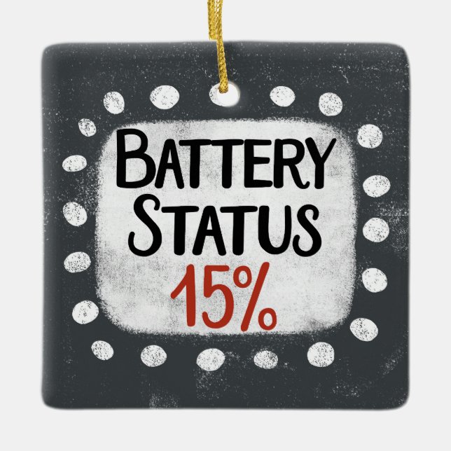 Batteristatus 15 % ornament (Framsida)