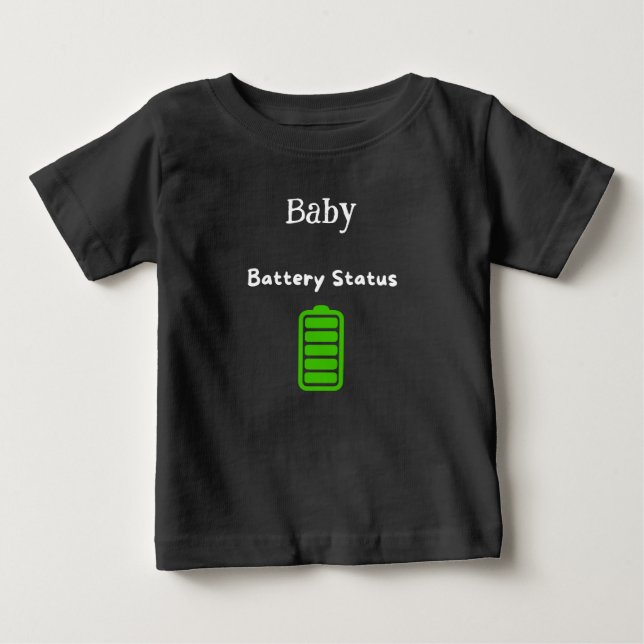 Batteristatus för familjen - Fullt Battery/Pub T-S T Shirt (Framsida)