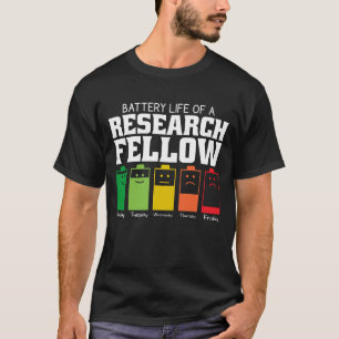 Batteritid för en forskarassistent t shirt
