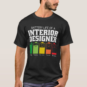 Batteritid för en Insida-designer T Shirt