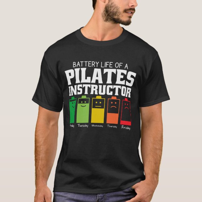 Batteritid för en pilotinstruktör t shirt (Framsida)