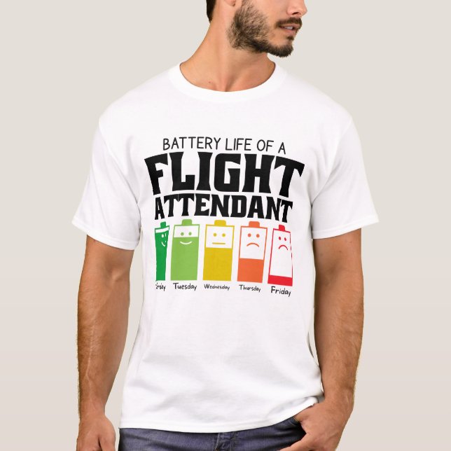 Batteritid för flygledaren t shirt (Framsida)