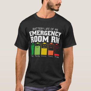 Batteritid i ett Akut rum Rn T Shirt