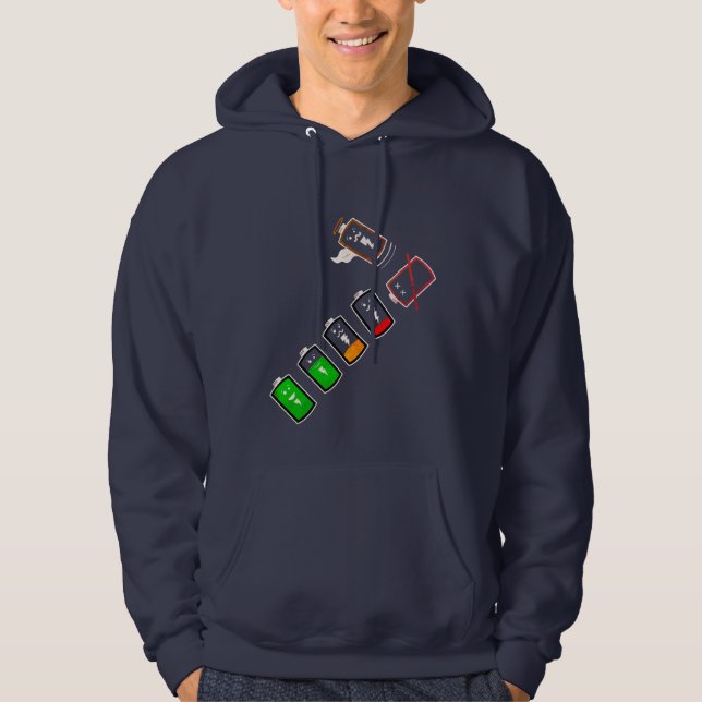 Batteritid - Retro Edition Hoodie (Framsida)