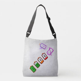 Batteritid - Retro Rosa Mix Edition Axelväska