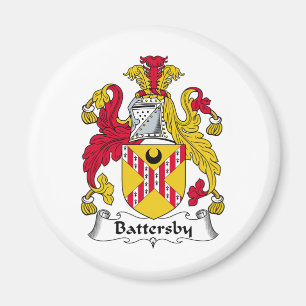 Battersby familjvapensköld magnet