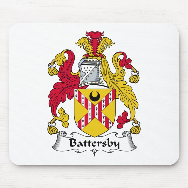 Battersby familjvapensköld musmatta (Framsidan)