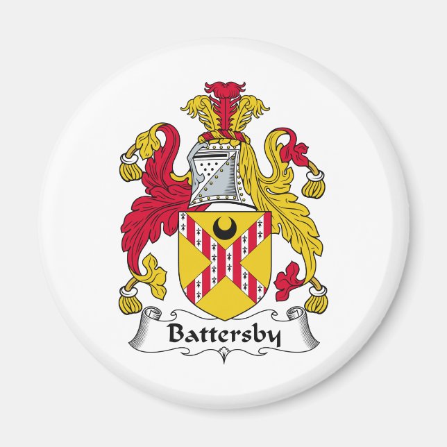 Battersby Family Crest Magnet (Framsidan)