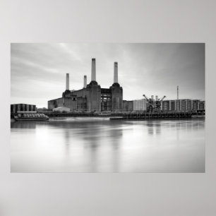 Battersea driver stationen, London. Poster