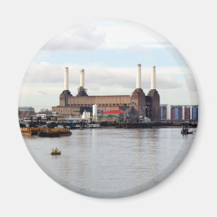 Battersea driver stationen, London, UK Magnet