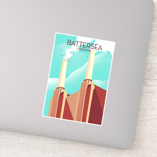 Battersea London Klistermärken (Detalj)
