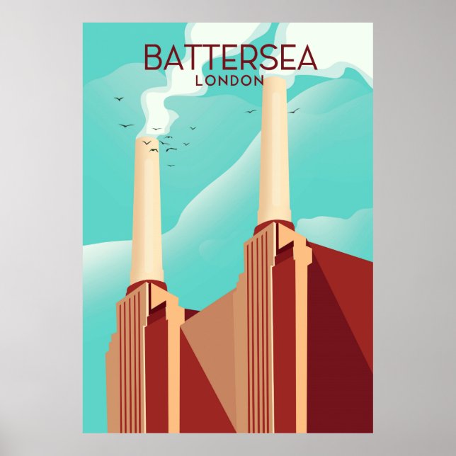 Battersea London Poster (Framsidan)