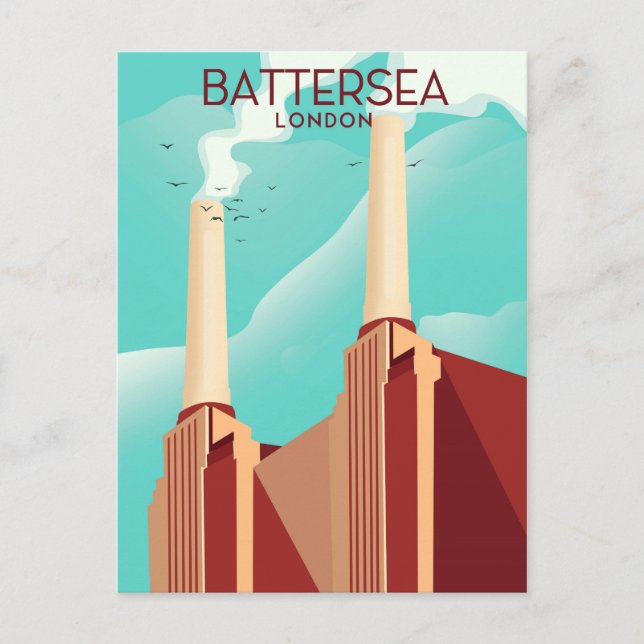 Battersea London Vykort (Framsida)