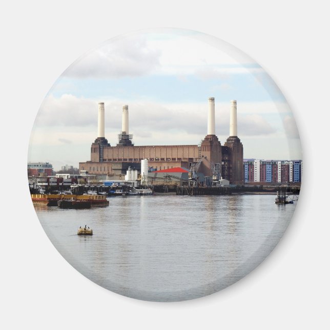 Battersea Power Station, London, Förenade kungarik Magnet (Framsidan)