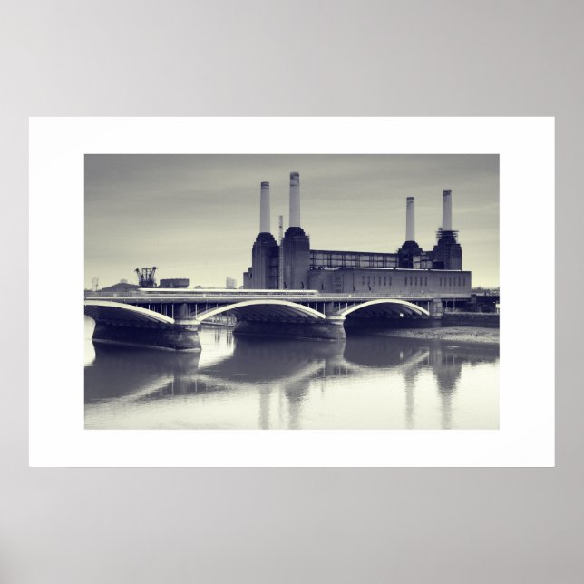 Battersea Power Station, London Poster (Framsidan)