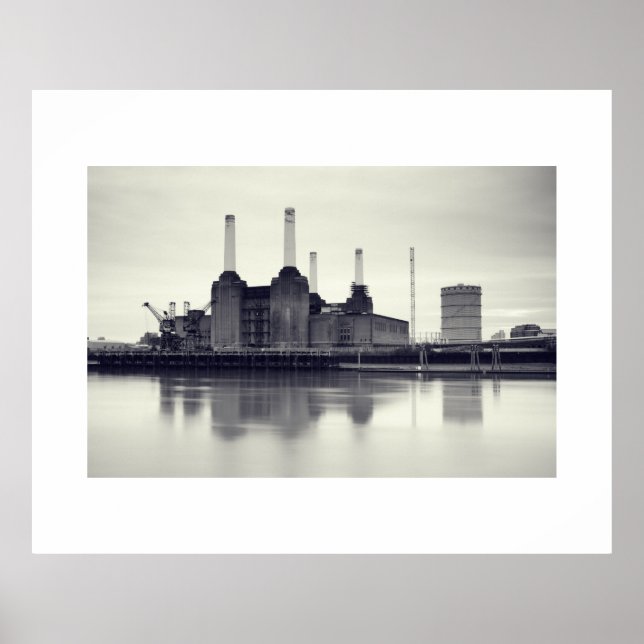 Battersea Power Station, London Poster (Framsidan)