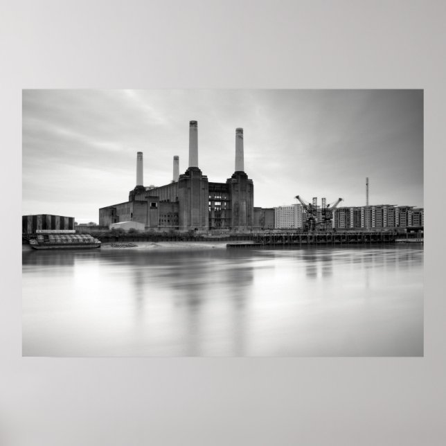 Battersea Power Station, London. Poster (Framsidan)