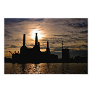 Battersea Power Station River Thames London Fototryck