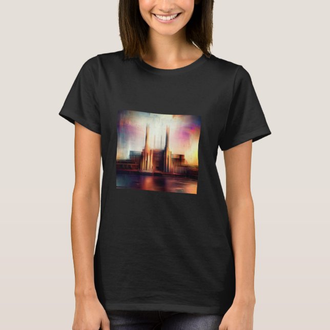 Battersea South London Tees Power Station T Shirt (Framsida)