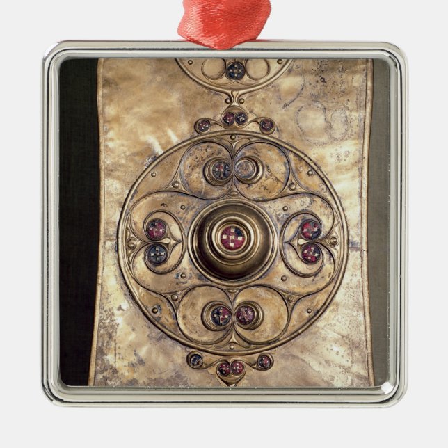 Batterseaen skyddar, c.350-50 BC Julgransprydnad Metall (Framsidan)