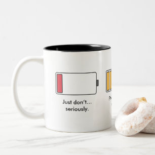 Battery Mood Mugg Låg till fullt laddad