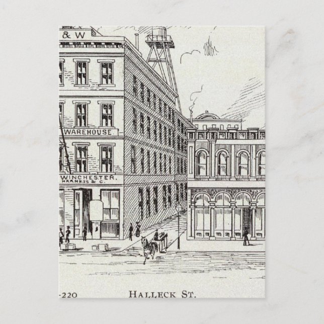 Battery Öster side California och Sacramento Vykort (Framsida)