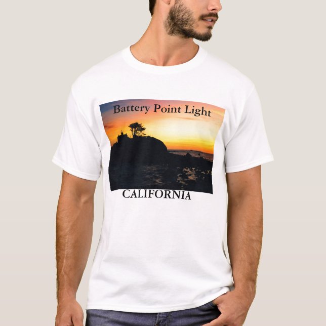 Battery Point Light, California Shirt 2 Tröja (Framsida)