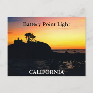 Battery Point Light, Kaliforniens vykort