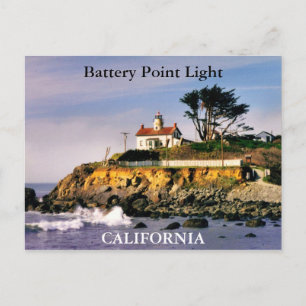 Battery Point Light, Kaliforniens vykort