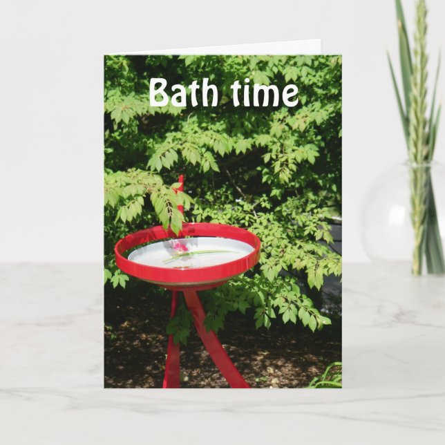 BATTID ELLER PARTY TID? BIRTHDAY KORT (Framsida)