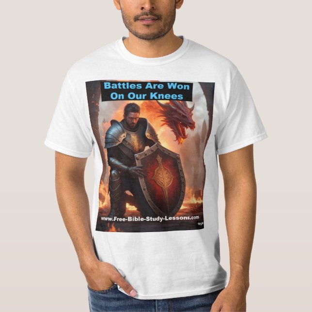 Battlar är vassa på våra Knees T-Shirt (Framsida)