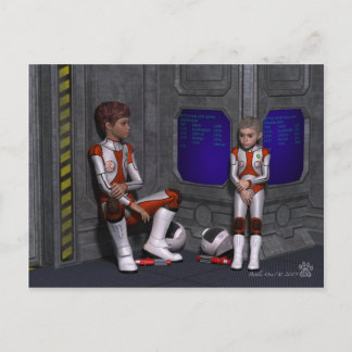 Battlar över? vykort