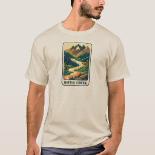Battle Bäck Idaho Färg T Shirt