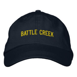 Battle Bäck Michigan Embroired Baseball Hat Broderad Keps