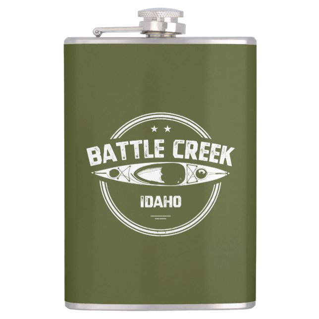 Battle Bäck Vild och Scenen River Idaho Kayaking Fickplunta (Framsidan)