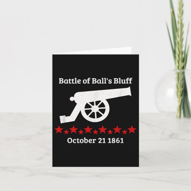 Battle Bluff Virginia Civil Battles Krig Cannon Kort (Framsida)