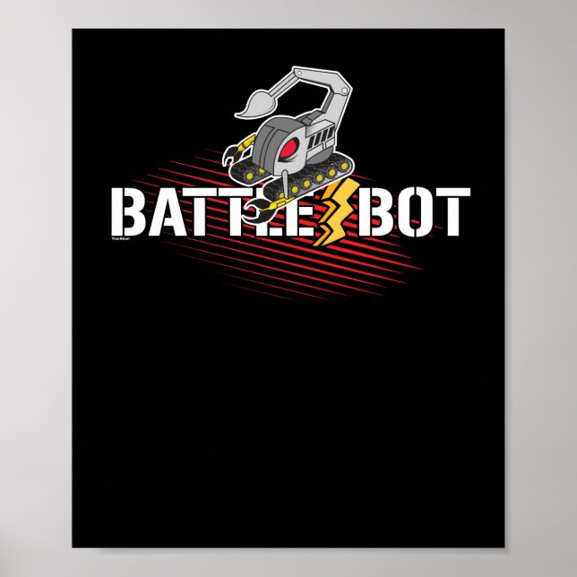 Battle Bot Robot Krig Poster (Framsidan)